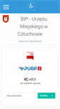 Mobile Screenshot of bip.czluchow.pl